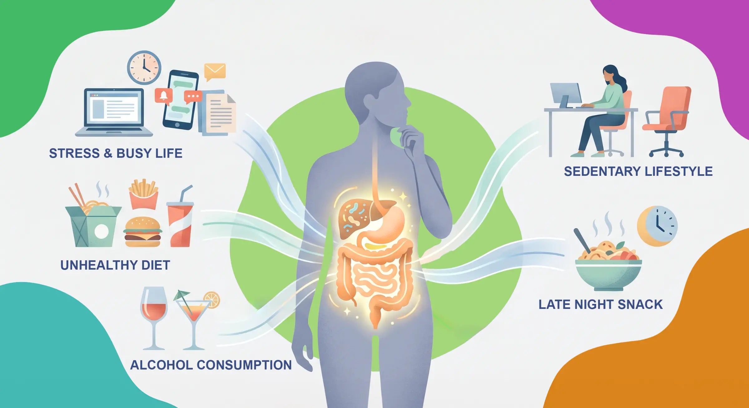 Why Modern Living May Be Affecting Your Gut Health and Well-being