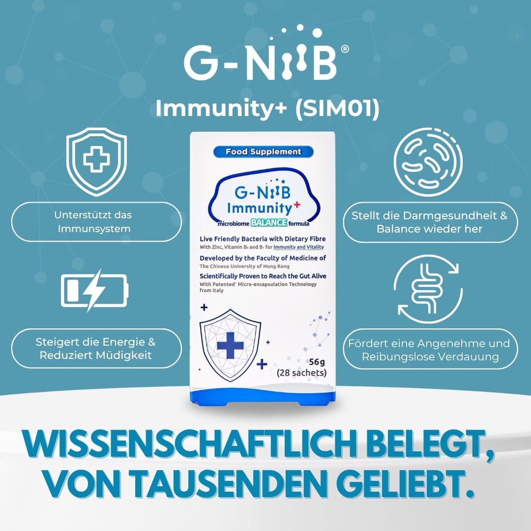G-NiiB Immunity+ (SIM01) – 28-tägige Anwendung